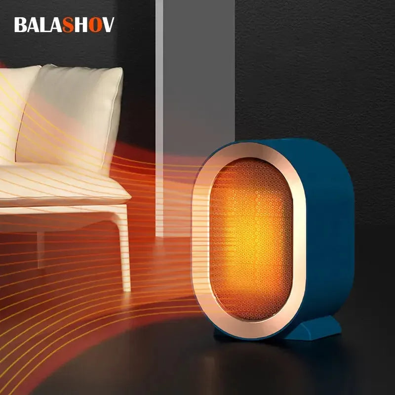 Portable Electric Desktop Fan Heater 1200W