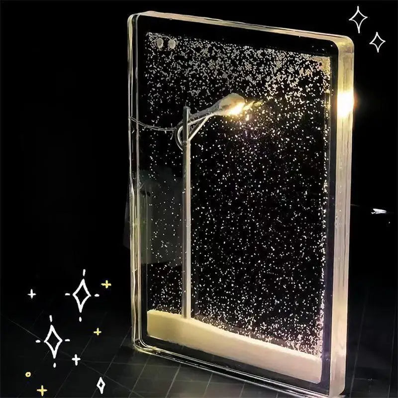 Snowfall Night Lamp