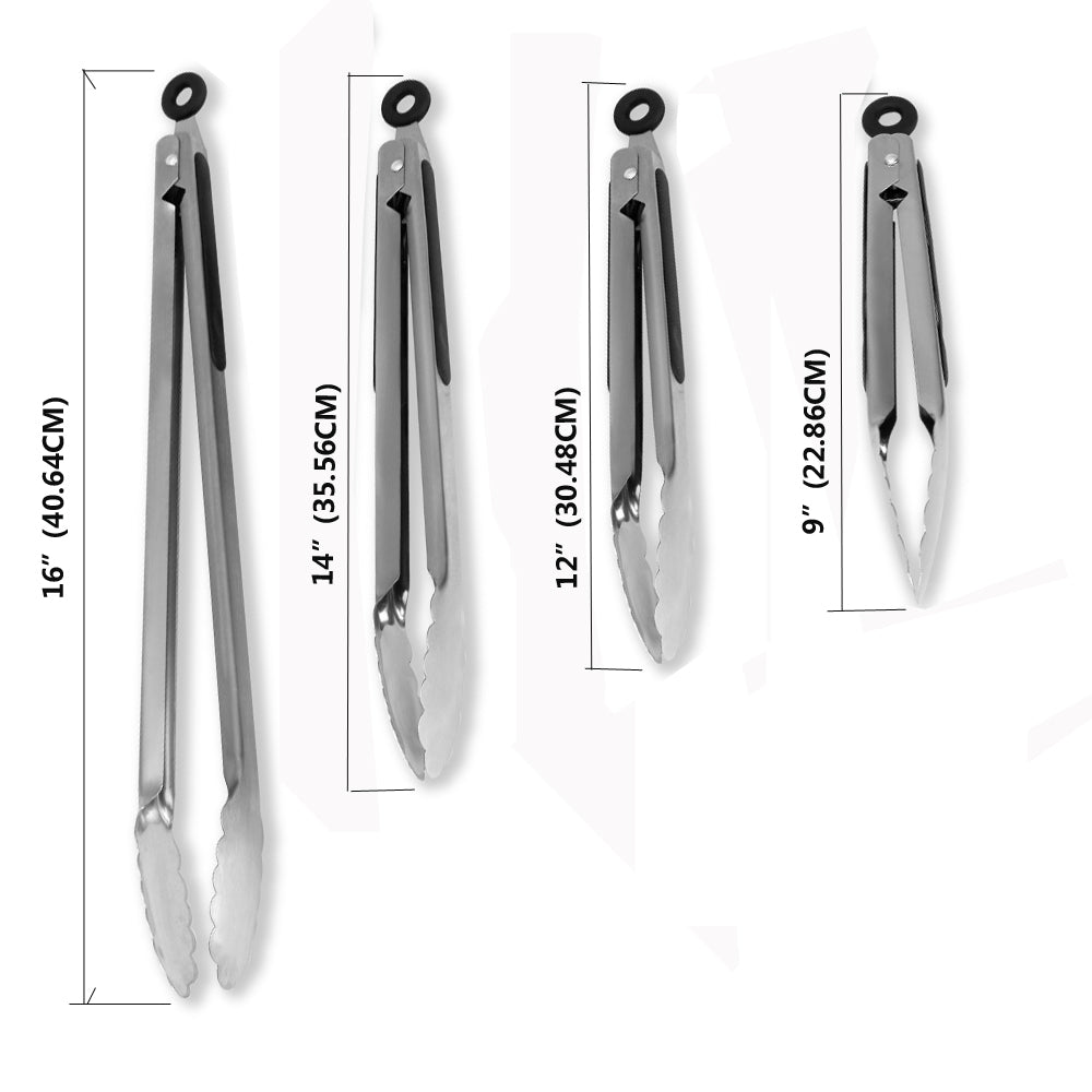 Stainless Steel BBQ Grill Tongs