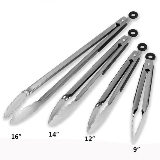 Stainless Steel BBQ Grill Tongs